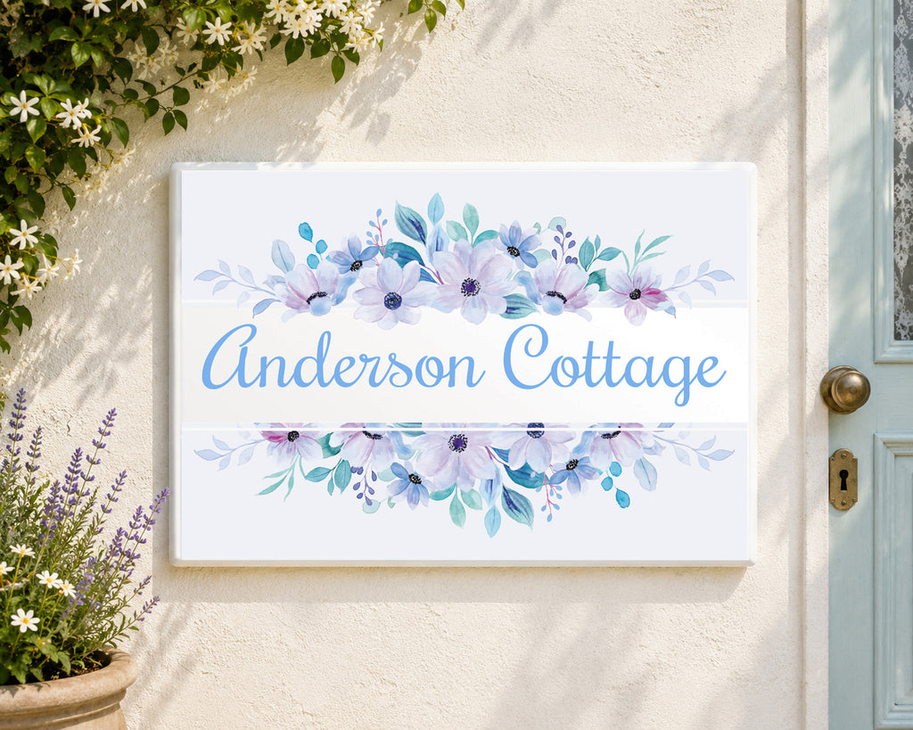 Numero Civico e Nome Villa Personalizzato su Ceramica – Targa Casa Handmade Italy 20x25 cm S13