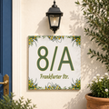 Numero Civico Personalizzato in Ceramica 15x15 cm – Targa Casa in ceramica – Handmade Italy  P25