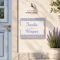 Targa Villa Personalizzata in Ceramica 20x25 cm – Nome Casa o Villa – Handmade in Italy S25