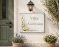 Targa Villa Personalizzata in Ceramica 20x25 cm – Nome Casa o Villa – Handmade in Italy S30