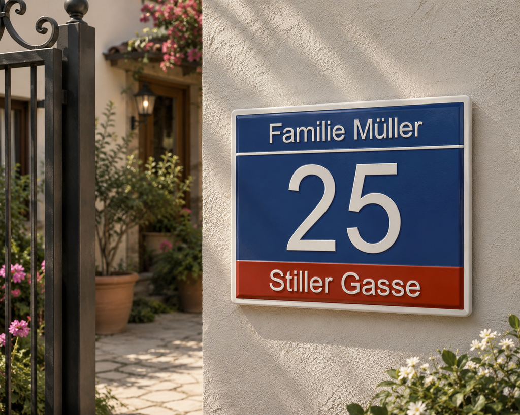 Targa Villa Personalizzata in Ceramica 20x25 cm – Nome Casa o Villa – Handmade in Italy S4