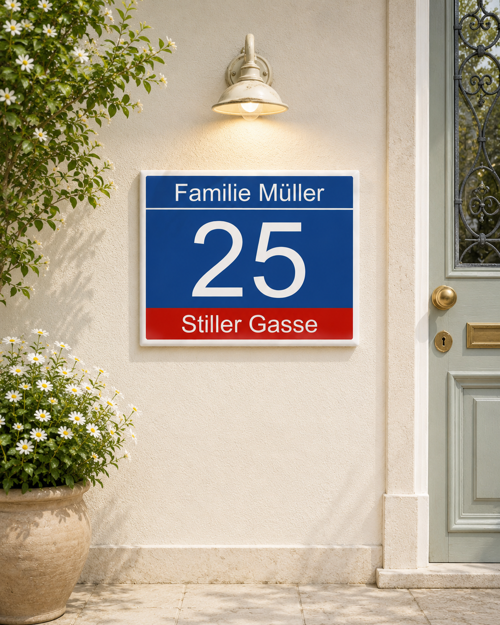 Targa Villa Personalizzata in Ceramica 20x25 cm – Nome Casa o Villa – Handmade in Italy S4
