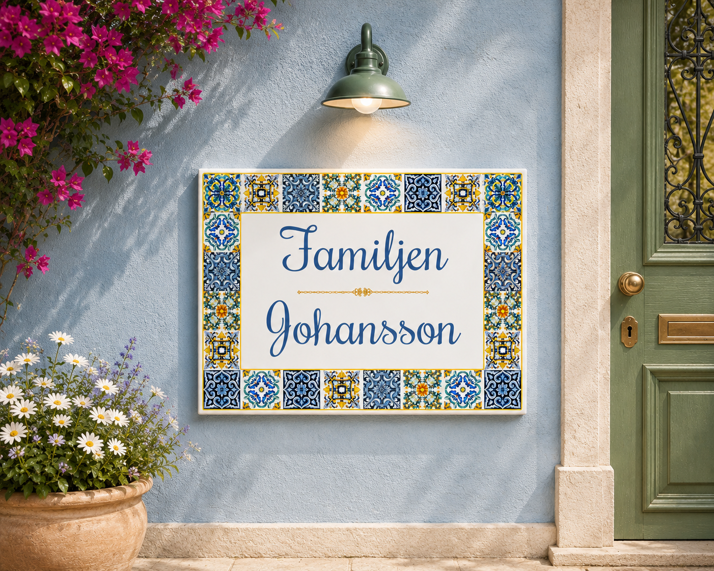 Targa Villa Personalizzata in Ceramica 20x25 cm – Nome Casa o Villa – Handmade in Italy S7