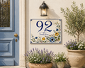Targa Villa Personalizzata in Ceramica 20x25 cm – Nome Casa o Villa – Handmade in Italy S27